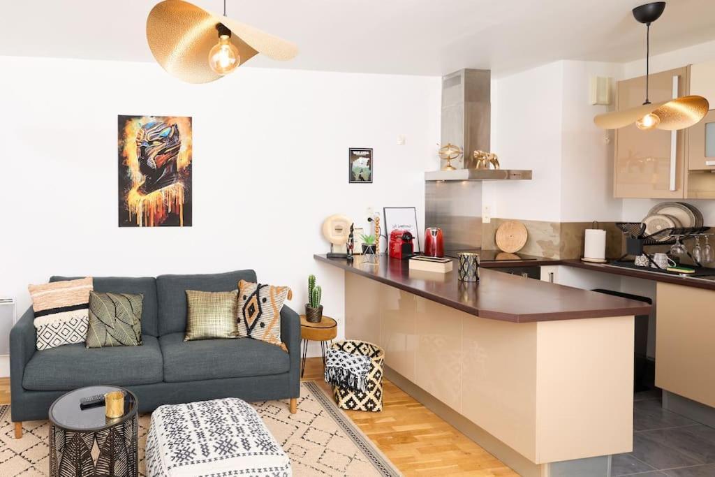 Appartement Wakandais-Proche Disney, Parking & Wifi Montevrain Luaran gambar